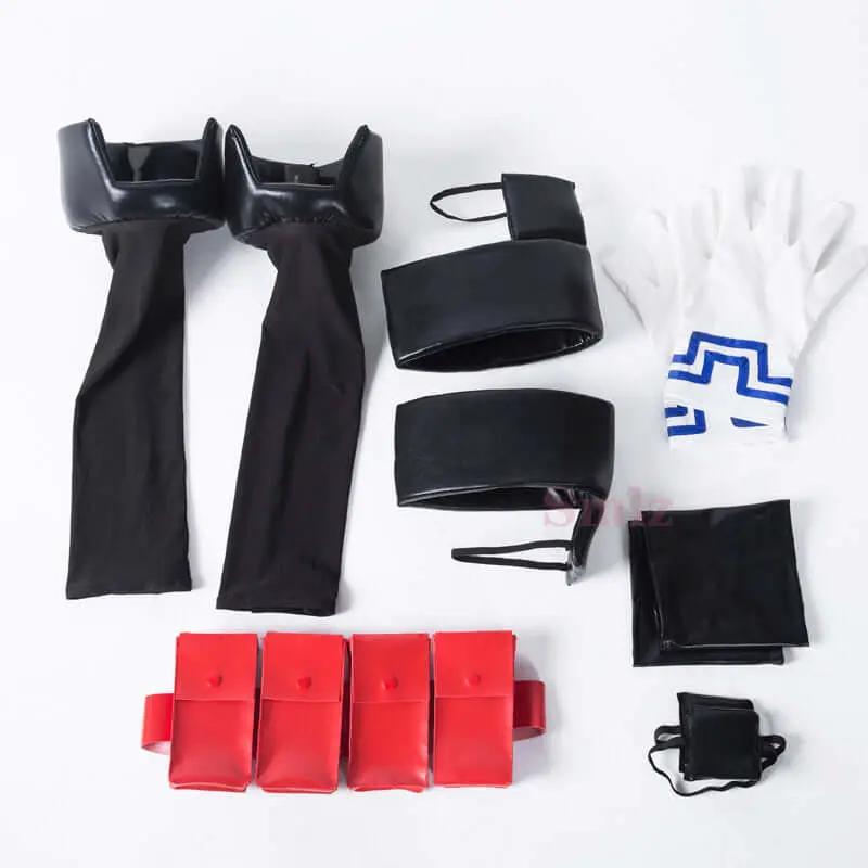 Midoriya Izuku Deku cosplay costume from My Hero Academia, featuring detailed design and vibrant colors, worn by a person in full outfit.