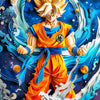 Digital product cover featuring Son Goku's epic transformation from Dragon Ball Z by Infinite Visibility.