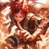 Gaara digital art illustration featuring sand and shadow effects, created by Infinite Visibility in a vibrant, detailed digital artwork.