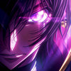 Digital product featuring Lelouch Lamperouge from Code Geass, showing his iconic eye of rebellion in vibrant detail.