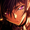 Digital artwork of Lelouch Lamperouge as the Geass Emperor from Infinite Visibility, showcasing his commanding gaze and detailed character design.