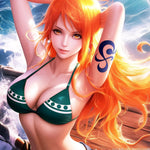 Digital product titled "Nami: The Navigator's Charm" by Infinite Visibility, featuring an elegant charm design.