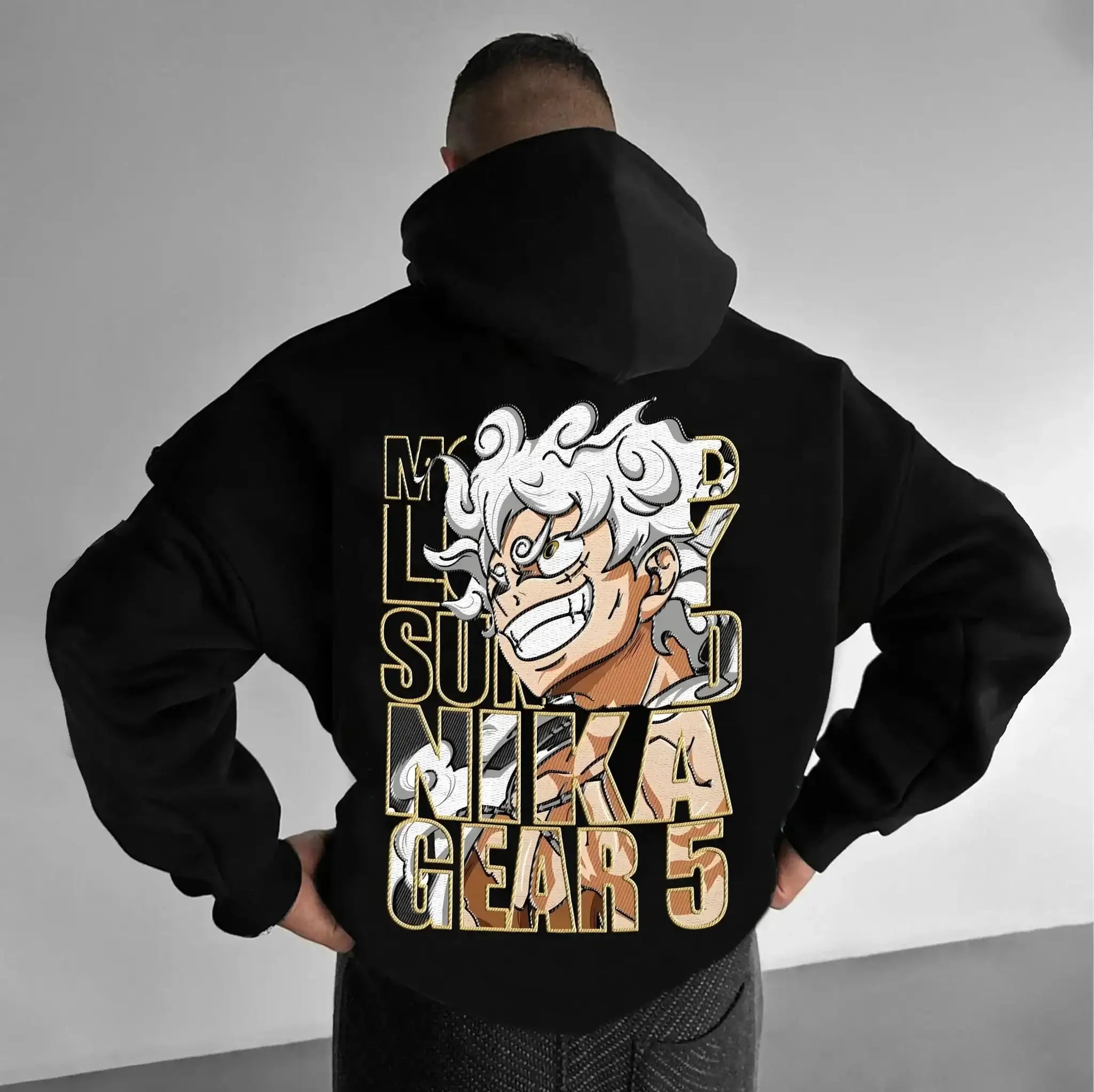 Casual Luffy One Piece sweatshirt hoodie by Infinite Visibility, made of comfortable cotton for summer wear.