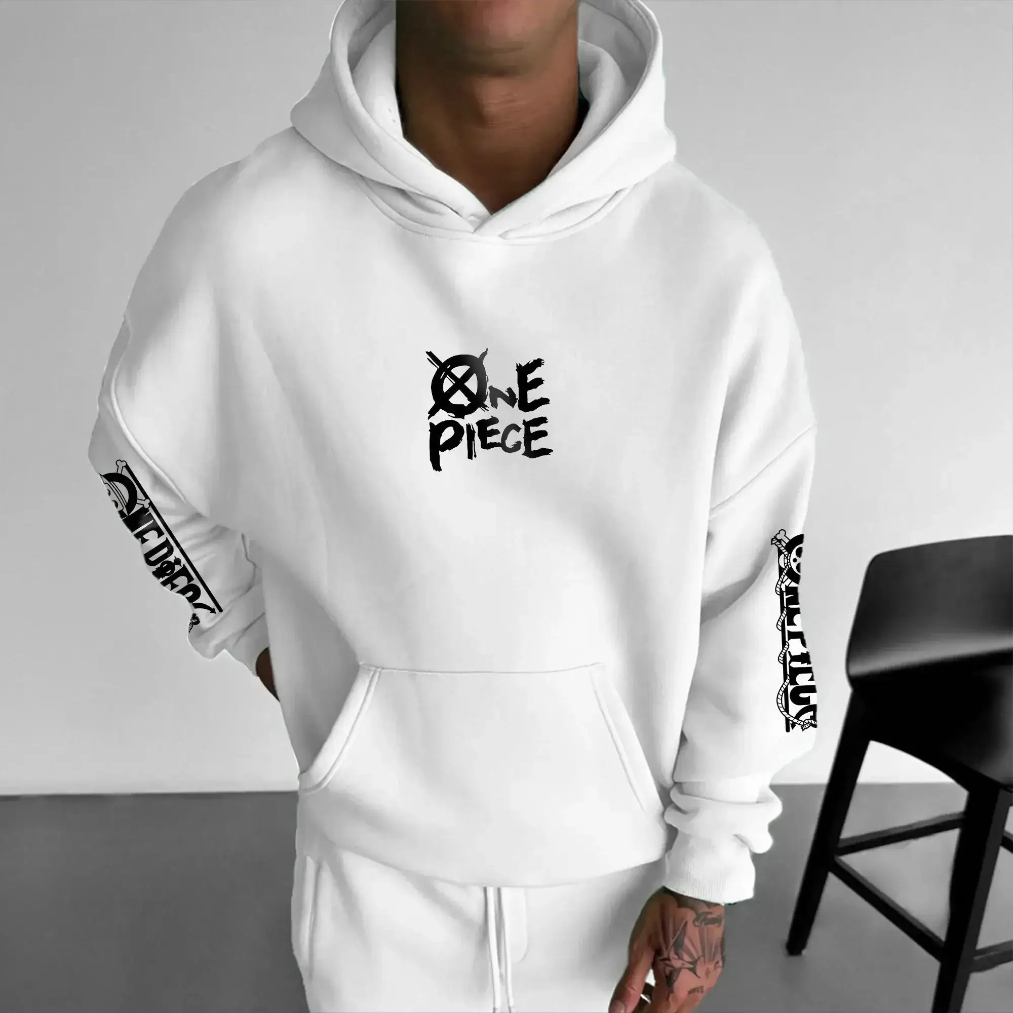 Infinite Visibility One Piece Hoodie 2025 casual cotton sweatshirt, showing a comfortable, stylish hoodie with a relaxed fit.