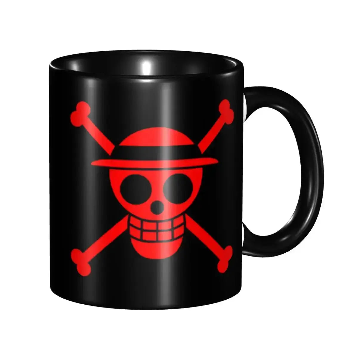 Infinite Visibility Monkey D Luffy Quotes One Piece mug featuring a colorful design, perfect for fans and kids.