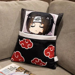 Soft Naruto and Kakashi plush pillow featuring anime characters from Infinite Visibility, perfect for fans and cozy decor.