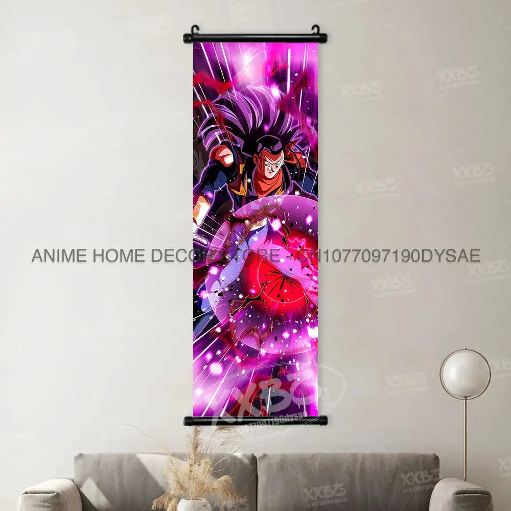 Dragon Ball Goku and Vegeta anime wall posters by Infinite Visibility featuring vibrant characters from the popular series.