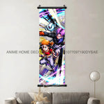 Anime wall scrolls featuring Goku and Vegeta from Dragon Ball, vibrant posters by Infinite Visibility for anime fans.