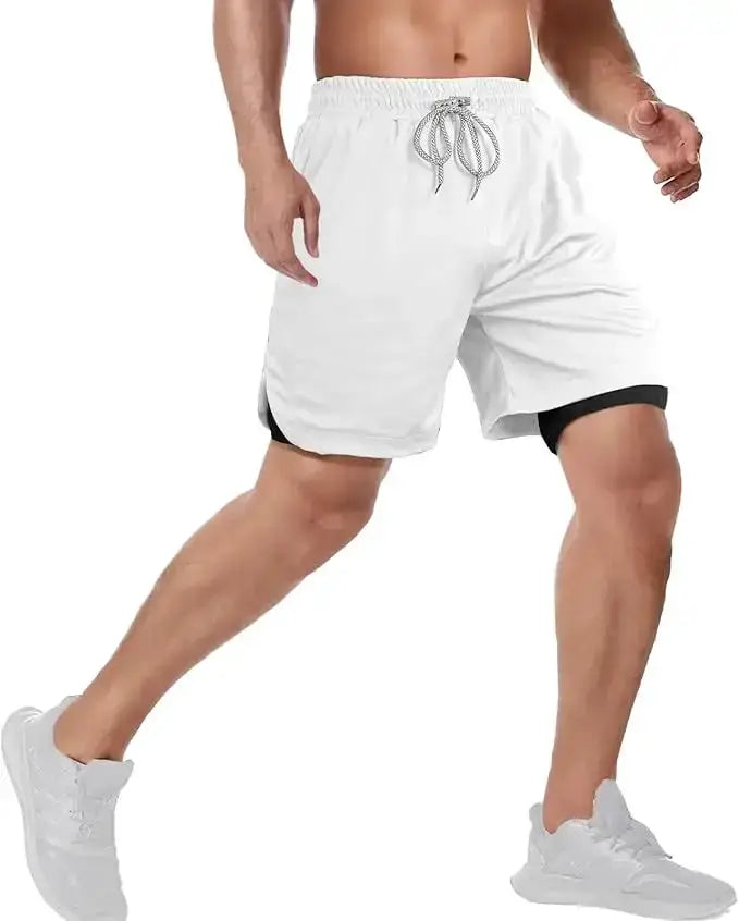 Infinite Visibility one-piece running shorts with straw hat design, gym shorts suitable for active workouts and casual wear
