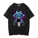 Infinite Visibility Solo Leveling T-Shirt featuring Sung Jinwoo graphic design, casual Harajuku style tee with bold artwork.