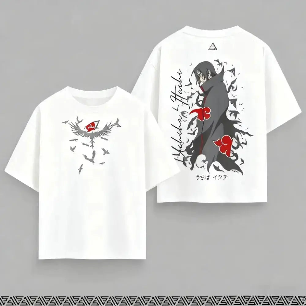 Infinite Visibility Naruto cotton T-shirt featuring anime design, breathable fabric, perfect for family casual wear.