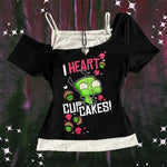 Infinite Visibility Y2K crop tank top for women featuring suspenders and cute Harajuku-inspired style.