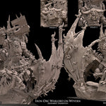 3D Printed Iron Orc Warlord On Wyvern by Avatars of War
