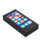 Mobile Phone Tile (1x2 Tile) for Minifigs by B3 Customs