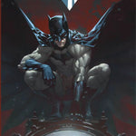 Batman #1 comic book trade cardstock with Kael Ngu variant cover from Jams Fortress Comics, featuring Batman in a dynamic pose.