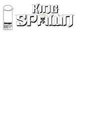 Comic book KING SPAWN #50 CVR D BLANK SKETCH VAR by JAMS FORTRESS COMICS, featuring a blank cover ready for sketches.