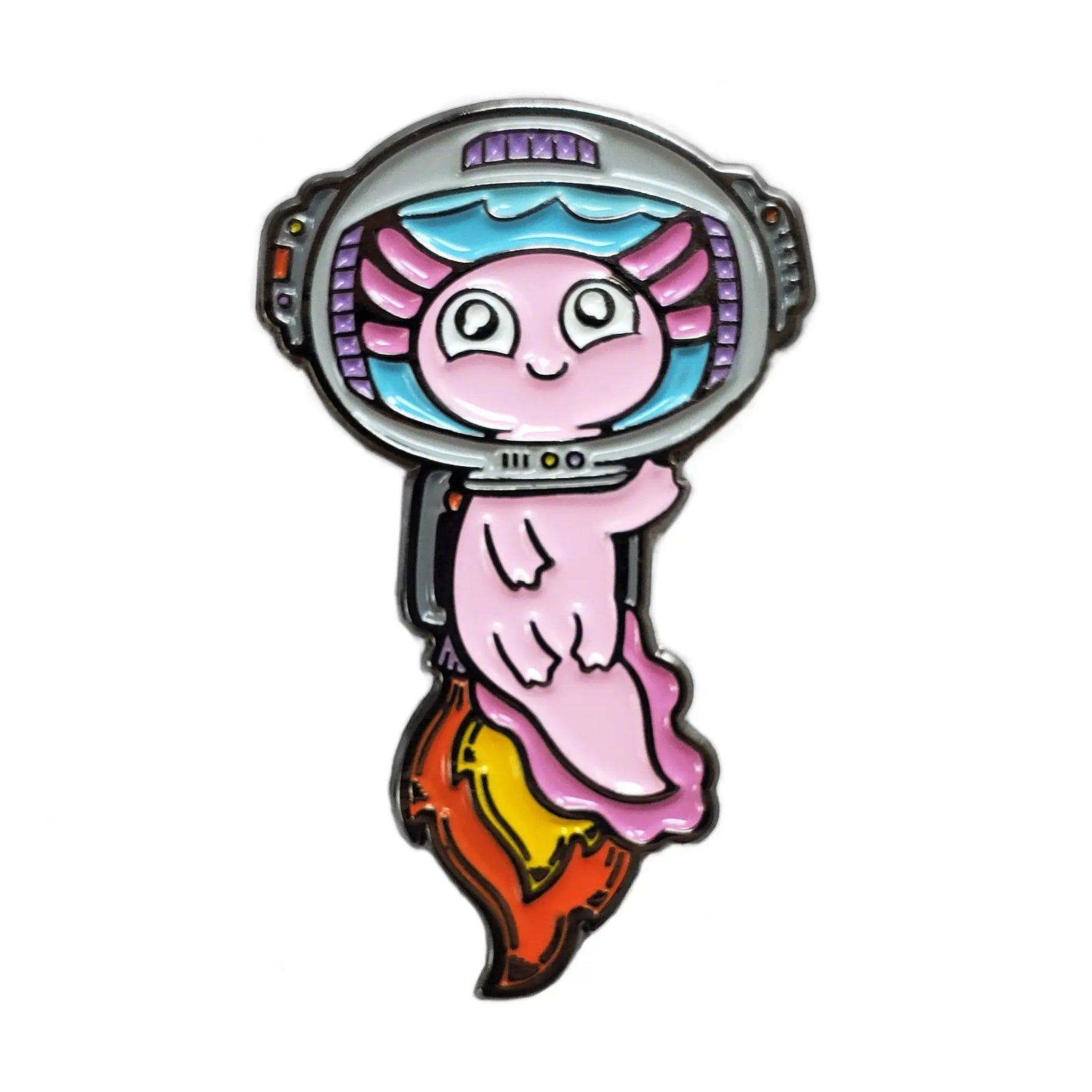 Kolorspun Astronaut Axolotl golf ball marker with detailed design, ideal for marking golf balls on the course.