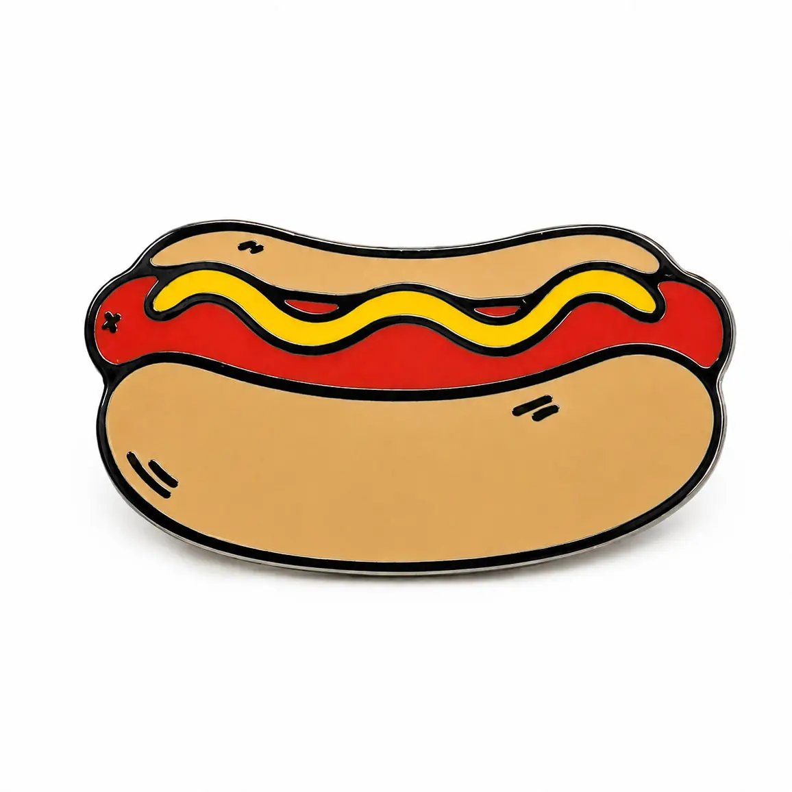 Kolorspun hot dog golf ball marker with detailed hotdog design, ideal for marking golf balls on the course.