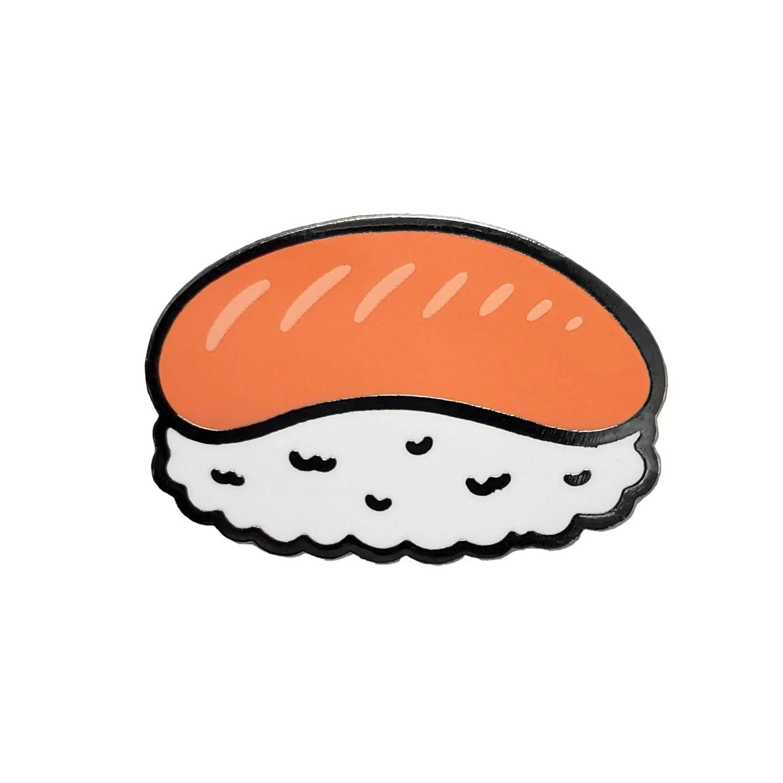 Kolorspun Sushi-themed golf ball marker featuring a colorful, detailed sushi design on a small metal marker for golf.