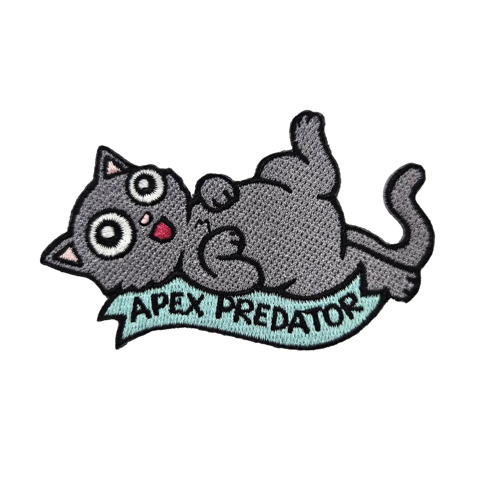 Kolorspun Apex Predator patch featuring a detailed, colorful design on fabric for clothing or accessories.