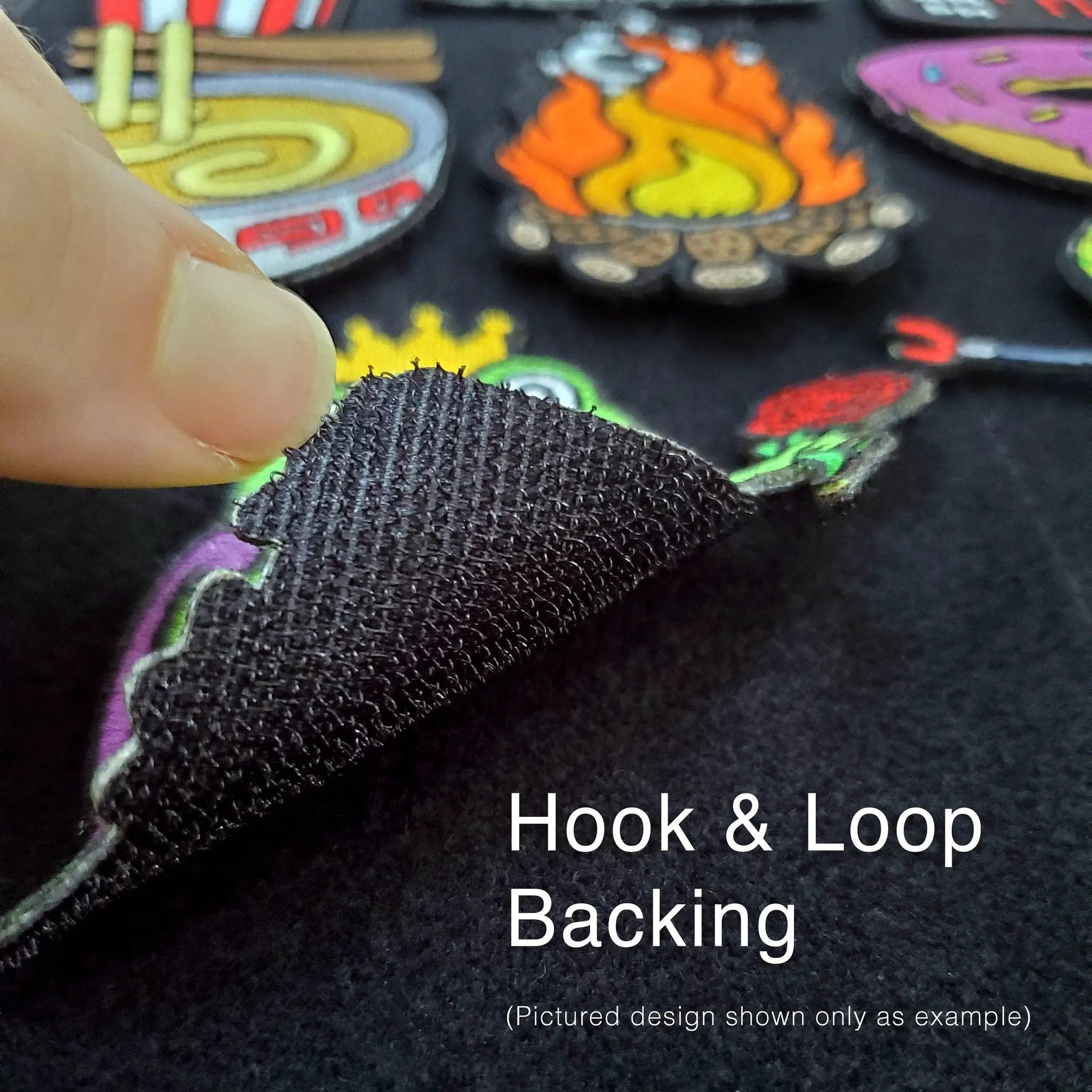 Kolorspun Yes Chef patch featuring vibrant embroidered design, suitable for clothing and accessories.