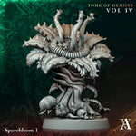 3D printed Spore Blooms miniature by Last Hope Miniatures for tabletop gaming, featuring detailed organic plant designs.