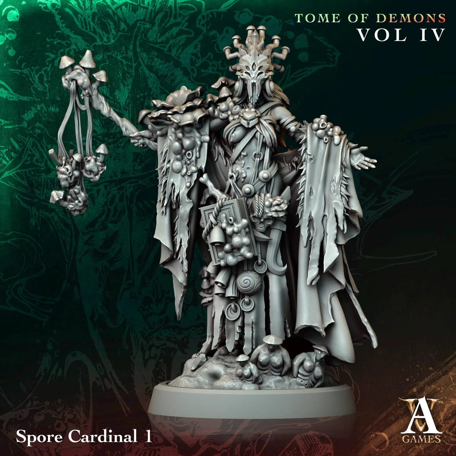 3D printed Spore Cardinals miniatures by Last Hope Miniatures, featuring detailed fantasy bird figures for tabletop gaming.