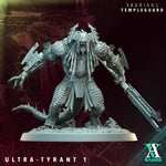3D printed Ultra-Tyrants miniature by Archvillain Games, detailed fantasy figure from Last Hope Miniatures collection