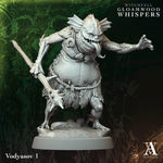 3D printed Vodyasovs miniature by Archvillain Games for Last Hope Miniatures, detailed fantasy character model.