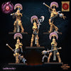 3D printed Lust Chosen Regiment miniature by Lost Kingdom Miniatures, detailed 28mm fantasy figure from Last Hope Miniatures.
