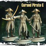 3D printed cursed buccaneers miniature by Last Hope Miniatures from Monolith Arts, featuring detailed pirate figures with eerie details.