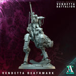3D printed Vendetta Walkers by Archvillain Games, detailed miniatures from Last Hope Miniatures for tabletop gaming.