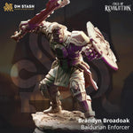3D printed Baldurian Enforcer miniature by Last Hope Miniatures, detailed figure from DM Stash for tabletop gaming.