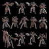 3D printed Battle Witch Squad miniatures by Last Hope Miniatures for DakkaDakka, showing detailed fantasy warrior figures.
