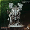 3D printed Beastbinder Crone miniature by Archvillain Games from Last Hope Miniatures, detailed fantasy creature model.