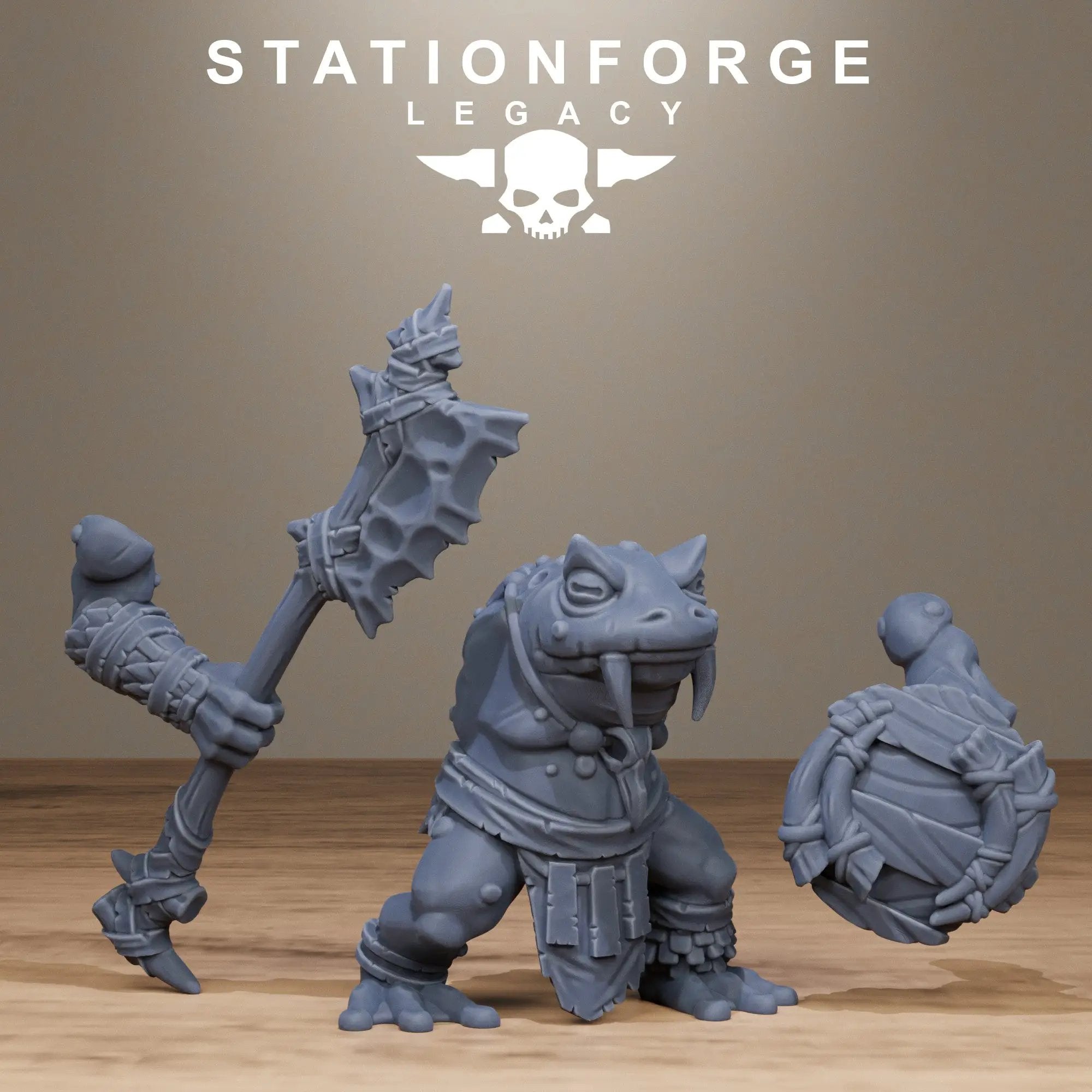 3D printed Bogkin Heavies miniature by Last Hope Miniatures, detailed model from Stationforge Miniatures for tabletop gaming.