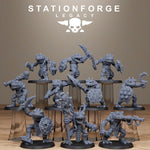 3D printed Bogkin Infantry miniature by Last Hope Miniatures for StationForge Miniatures, showing detailed soldier figure in tactical pose