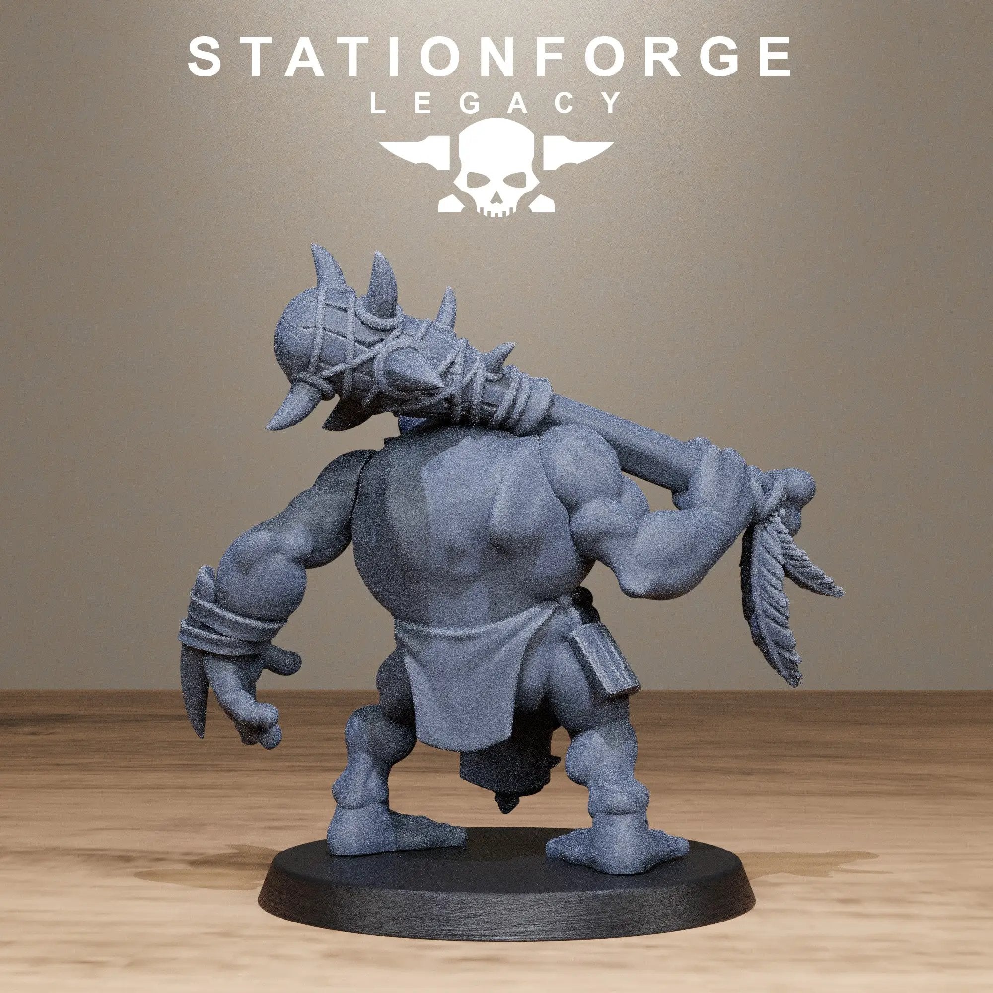 3D printed Bogkin Ogres by StationForge Miniatures, detailed fantasy creature miniatures for tabletop gaming and collection.