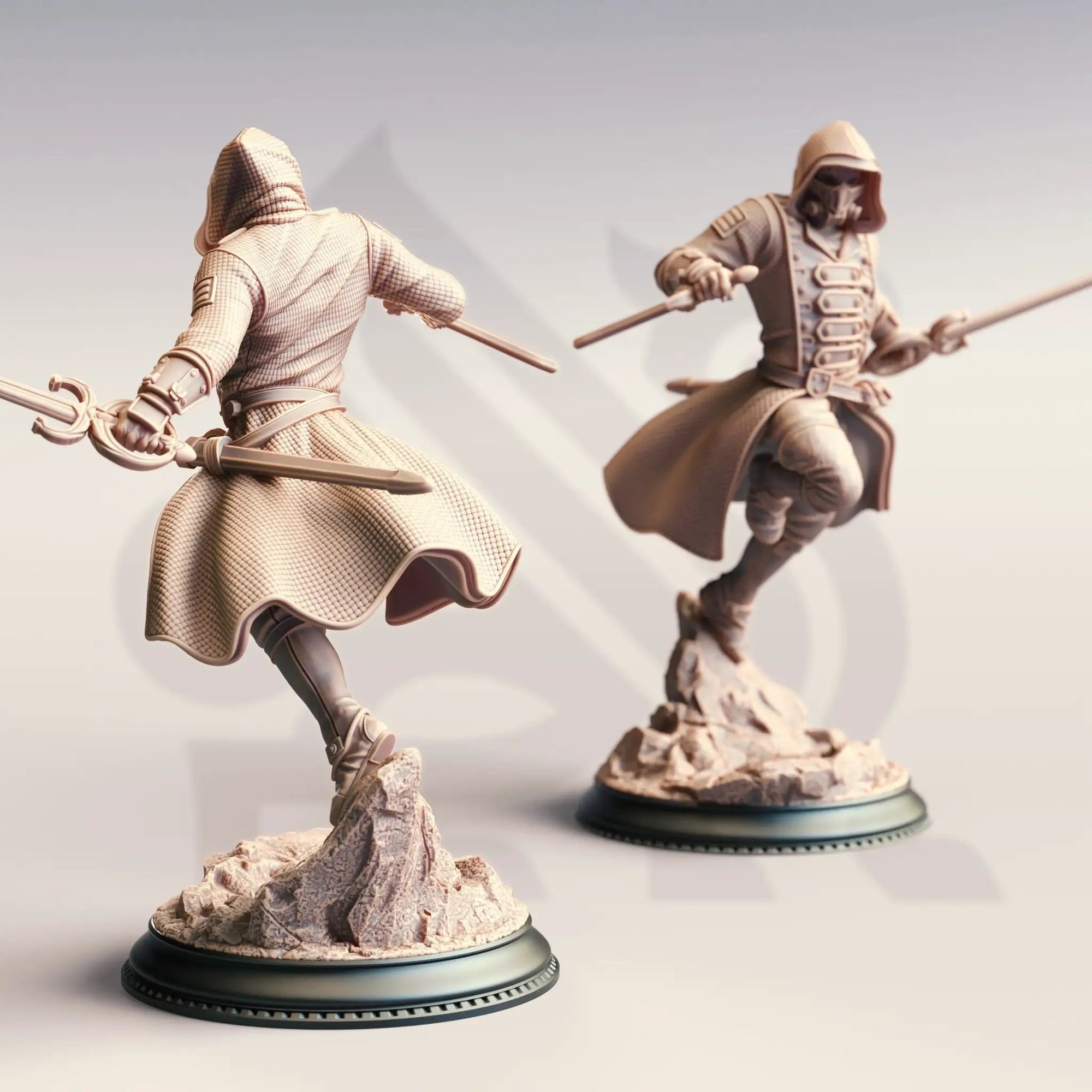 3D printed Brutus - The People's Blade miniature by Last Hope Miniatures, featuring detailed sculpting and intricate design.