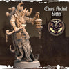 3D printed Chaos Ancient Seeker miniature by Last Hope Miniatures for Monolith Arts, detailed fantasy creature figure.