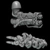 3D printed Crimson Wings Heavy Weapons miniature by Last Hope Miniatures for Greytide Studio, featuring detailed weapon and wing design.