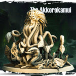 3D printed cursed octopus miniature by Last Hope Miniatures, featuring detailed tentacles and eerie design from Monolith Arts.