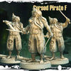 3D printed Cursed Pirate Mutants miniature by Last Hope Miniatures, featuring detailed pirate figures with a cursed, mutant appearance.