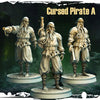 3D printed cursed pirates miniature by Last Hope Miniatures, featuring detailed pirate figures with eerie, cursed design elements.