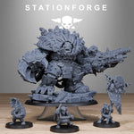 3D printed Da Grandest Nutta miniature by StationForge Miniatures, detailed fantasy character from Last Hope Miniatures collection.