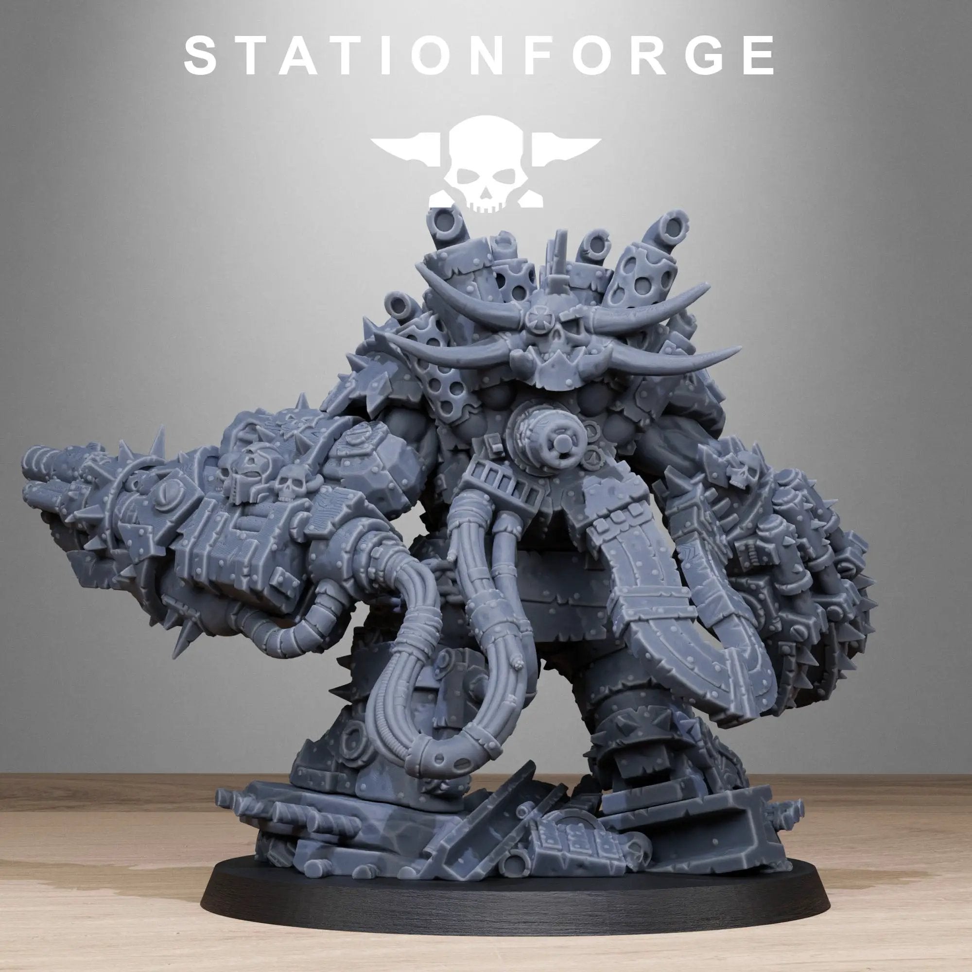 3D printed Da Grandest Nutta miniature by StationForge from Last Hope Miniatures, showing detailed design for tabletop gaming.