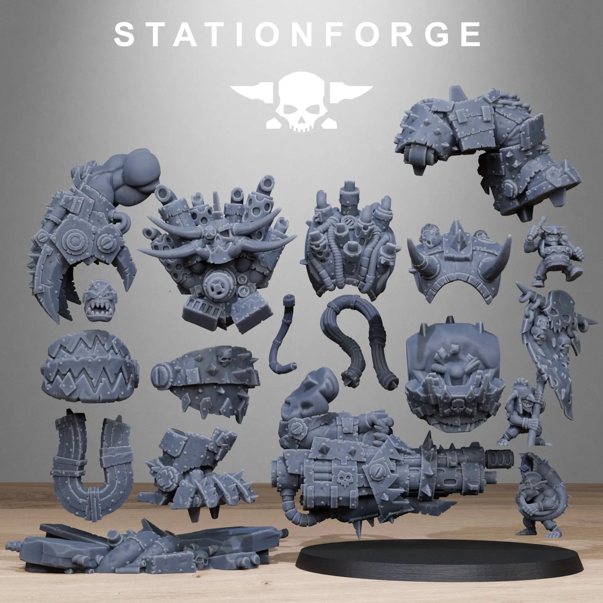 3D printed Da Grandest Nutta miniature by Last Hope Miniatures, showing intricate details and craftsmanship on a sculpted figure.