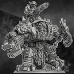 3D printed Da Great Arma Boss from DakkaDakka Miniatures by Last Hope Miniatures, detailed miniature figure for tabletop gaming