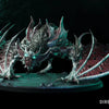 3D printed Dire Chirropterror miniature by Dark Gods Miniatures, detailed creature with wings and fearsome features, from Last Hope Miniatures.