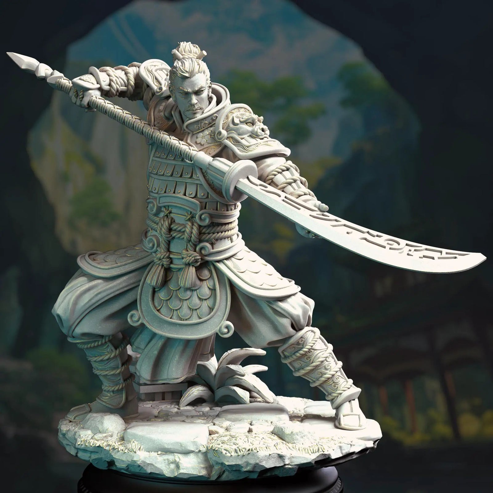 3D printed Eastern Commander Fighter model by Last Hope Miniatures for DM Stash, showcasing detailed sci-fi spaceship design.